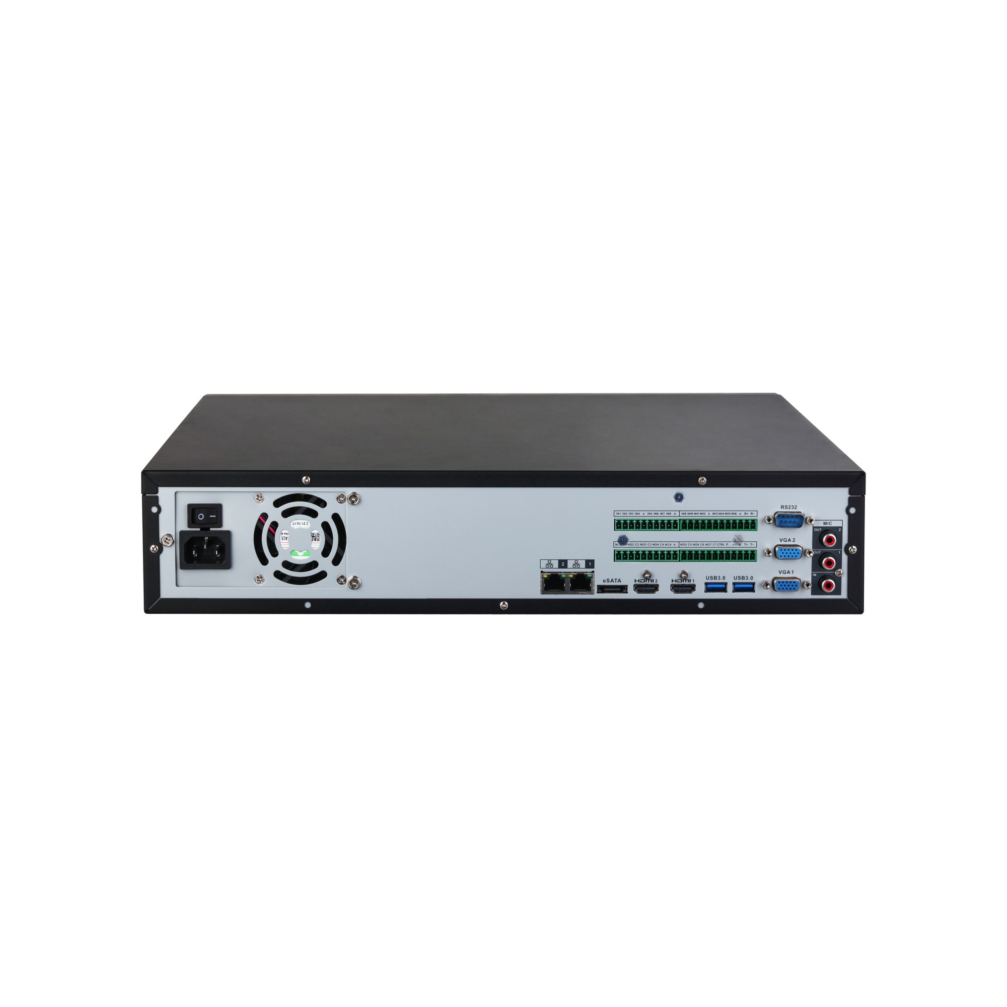 Dahua NVR5832-EI 32 Channels 2U 8HDD WizSense Network Video Recorder – pilt 3