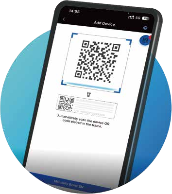 Seadme lisamine QR-koodiga