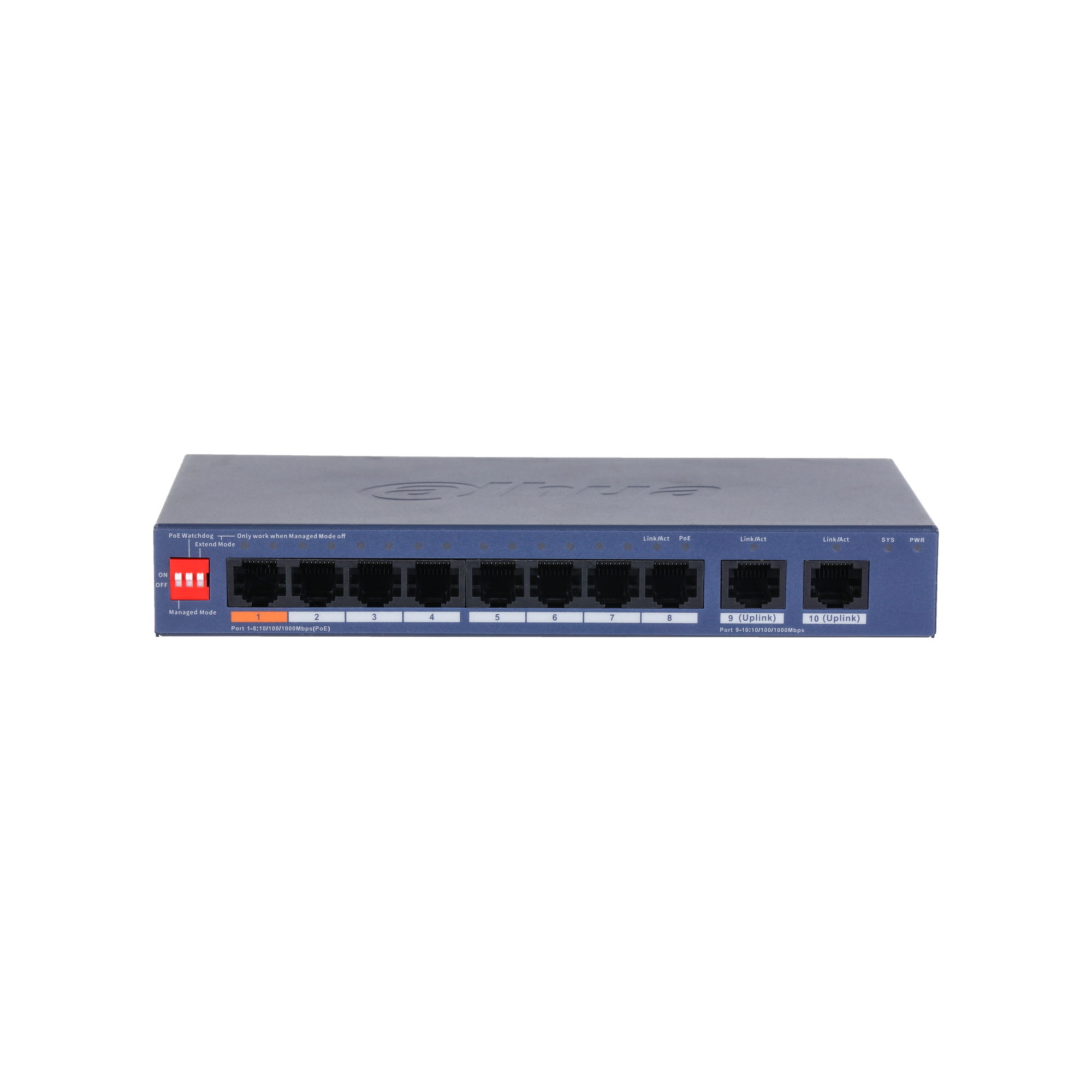 Dahua CS4010-8GT-60 DoLynk Care manageeritav switch 60W