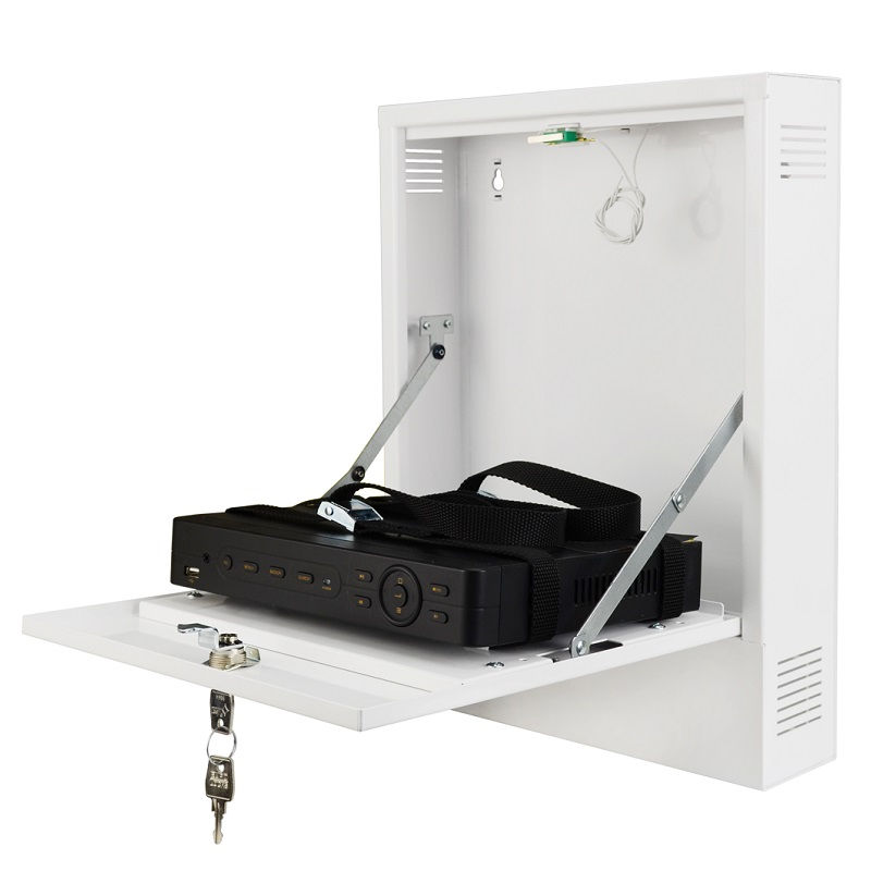 Mounting box • NVR/DVR enclosure • AWO-528W • 430 x 320 x 80 mm • PULSAR – pilt 2