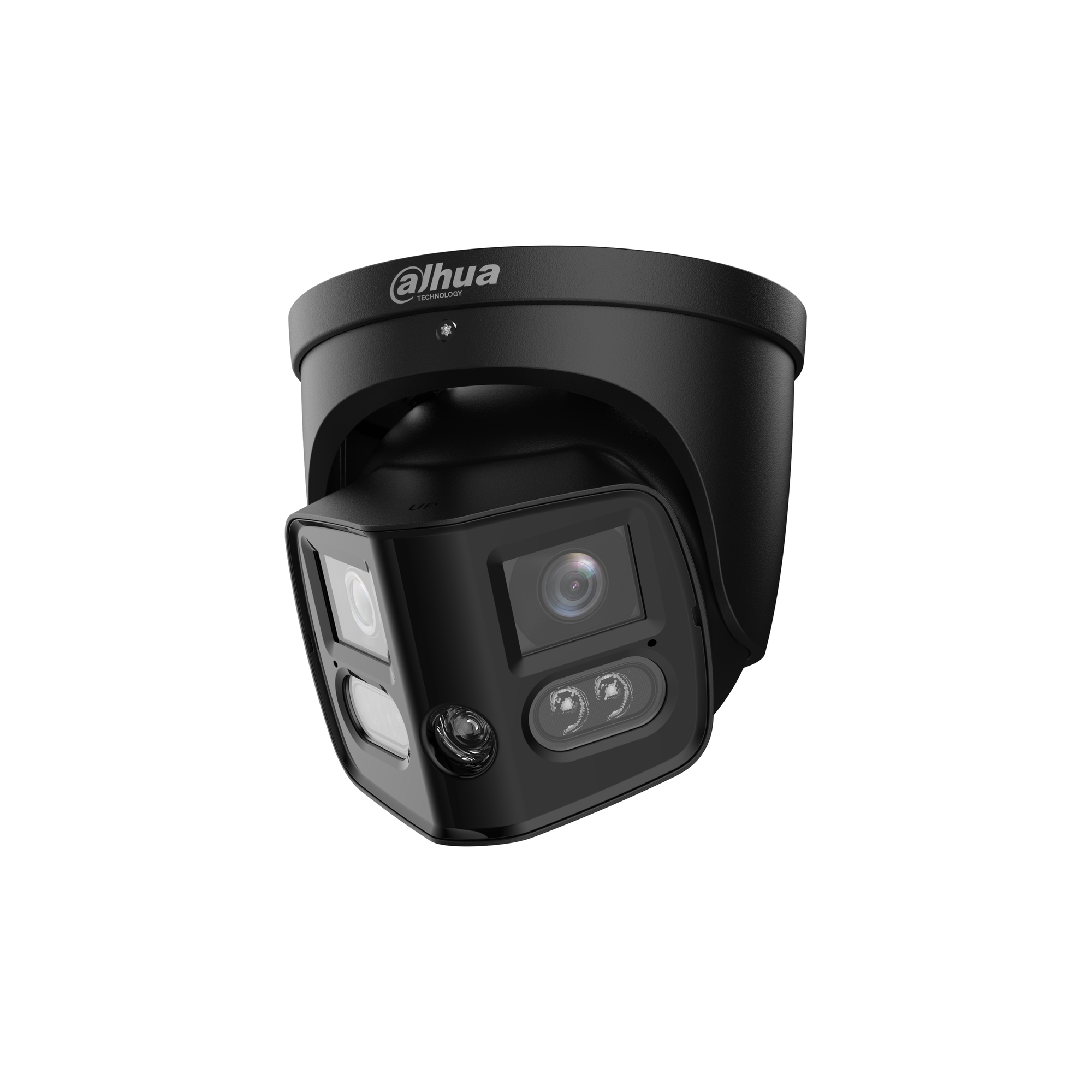 Dahua IPC-PDW3859-A180-E2-AS-PV-0280B-BLACK 2×4MP kerakaamera – TiOC Duo Splicing 180° panoraam, aktiivne heidutus, must