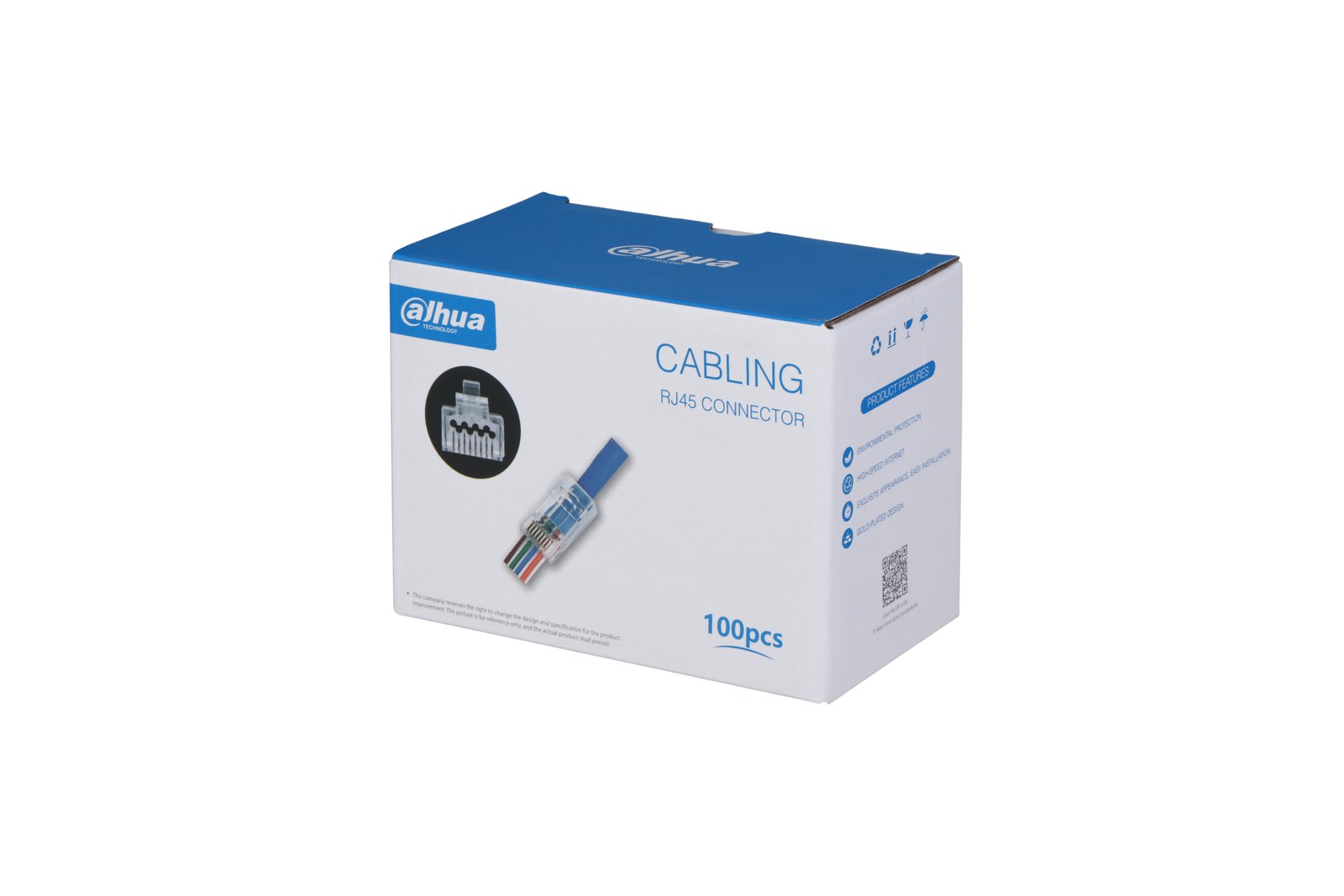 Dahua PFM976-631-PT RJ45 pigistatav pistik Cat6 kaablile läbi lükatav 100tk
