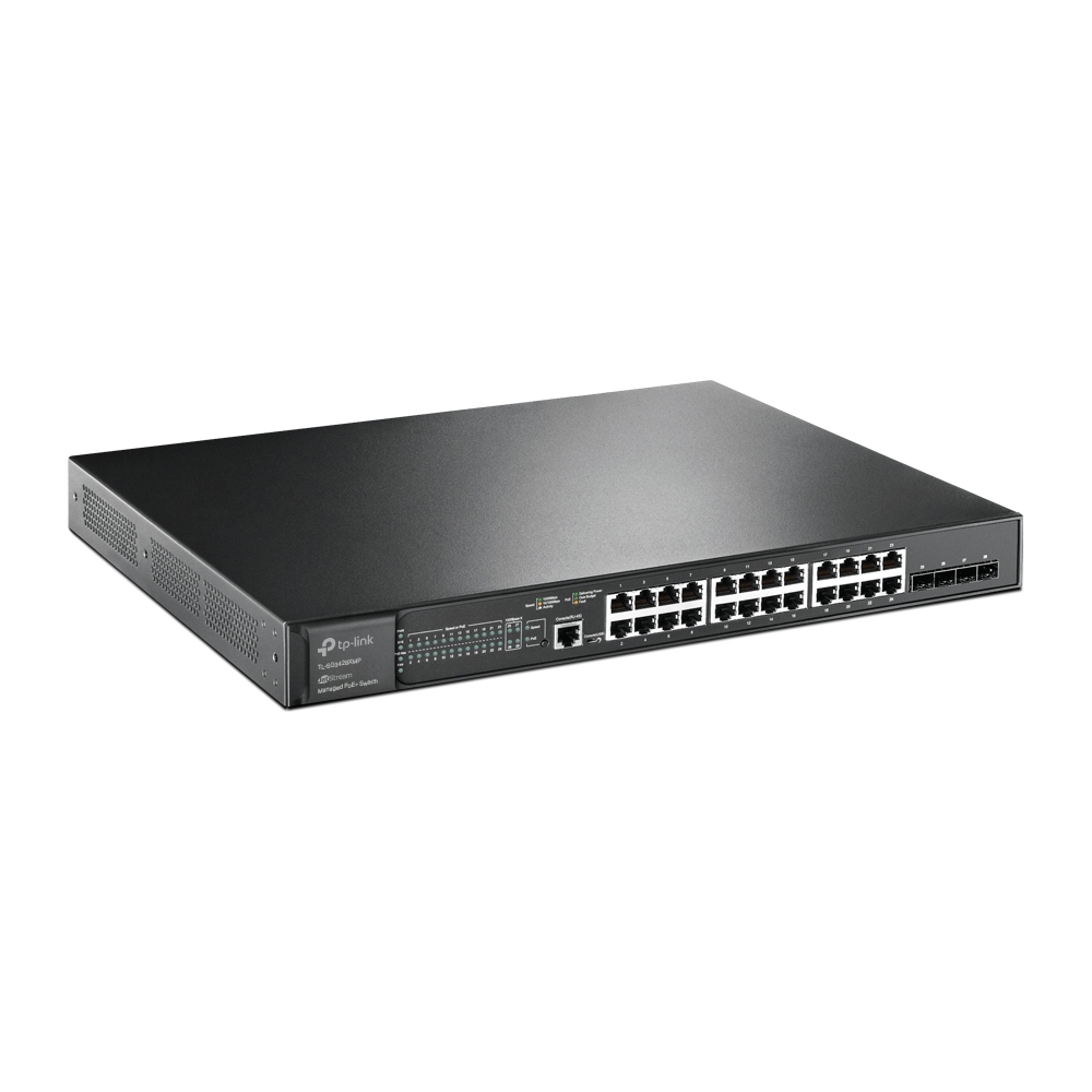 TP-Link TL-SG3428XMP JetStream 24-Port Gigabit and 4-Port 10GE SFP+ L2+ Managed Switch with 24-Port PoE+ – pilt 2