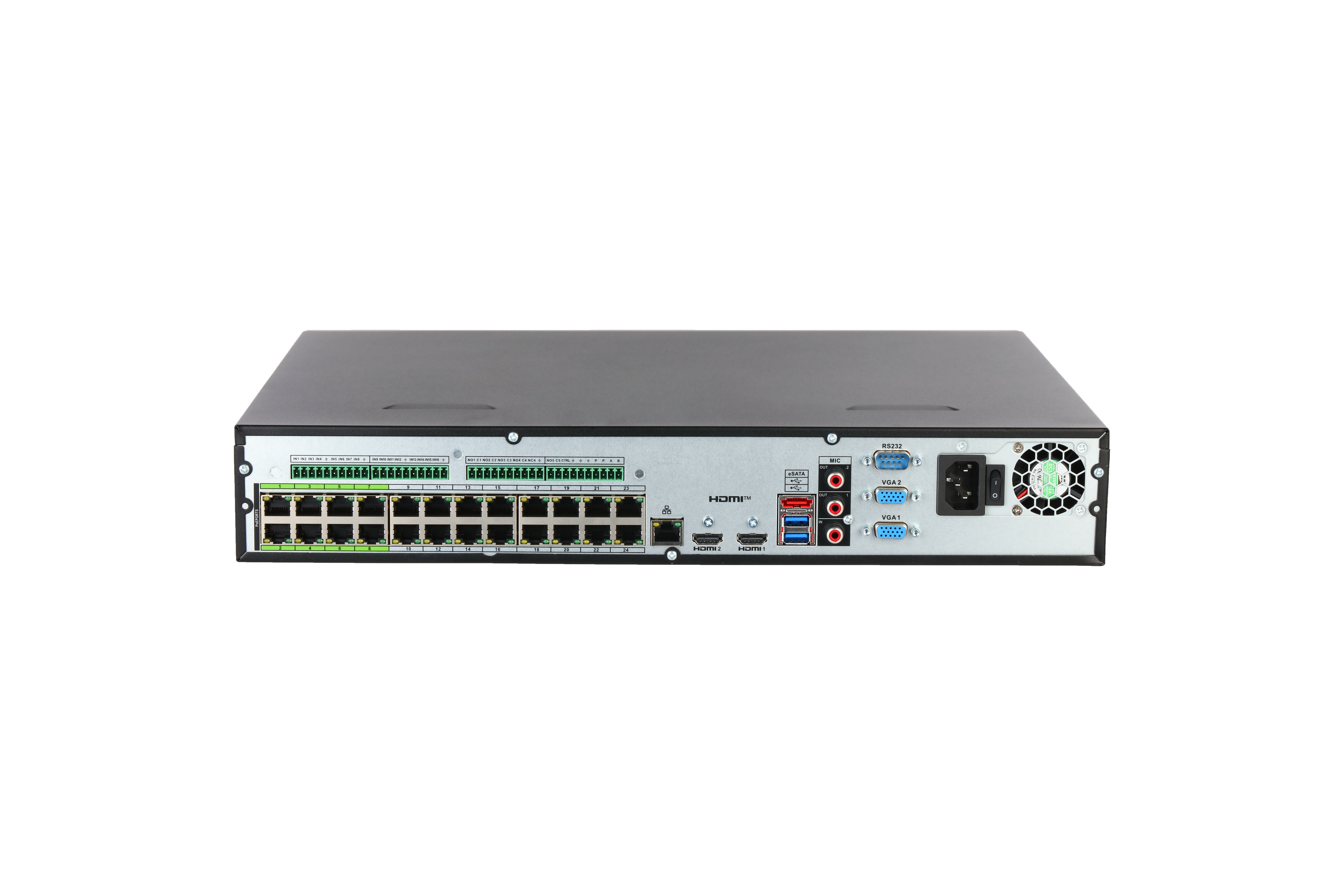 Dahua NVR5424-24P-EI2 24 kanaliga EI2 seeria IP salvesti – pilt 3