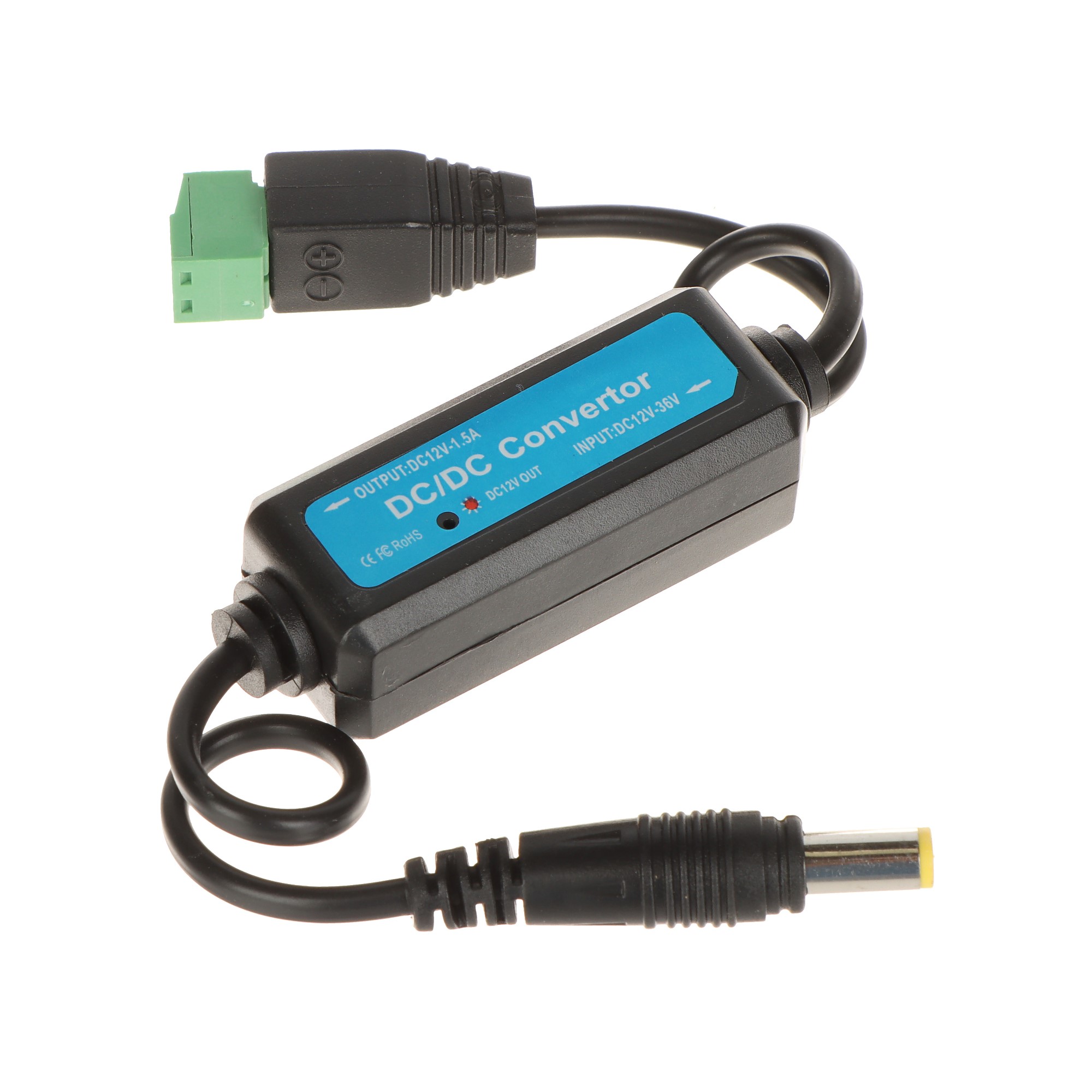 Power converter module 14-36VDC to 12VDC
