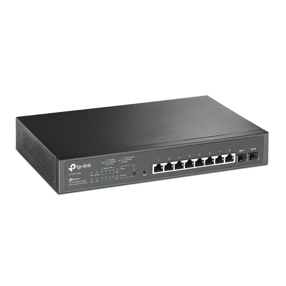 TP-Link TL-SG2210MP JetStream 10-Port Gigabit Smart Switch with 8-Port PoE+ – pilt 2