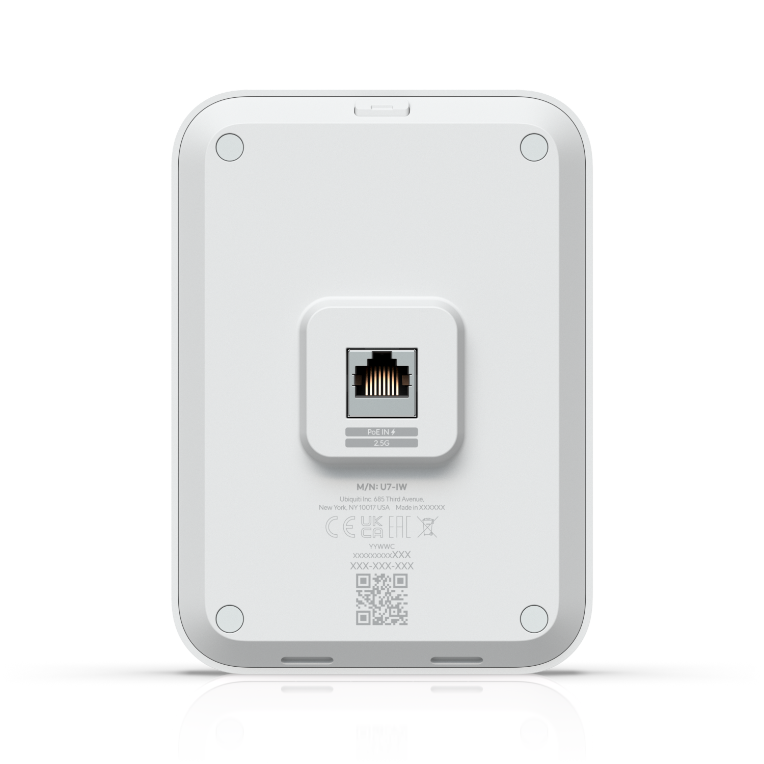 Ubiquity U7-IW UniFi In–Wall Wi–Fi Access Point 2.4GHz@688Mbps / 5GHz@4.3Gbps 2.5 GbE – pilt 4