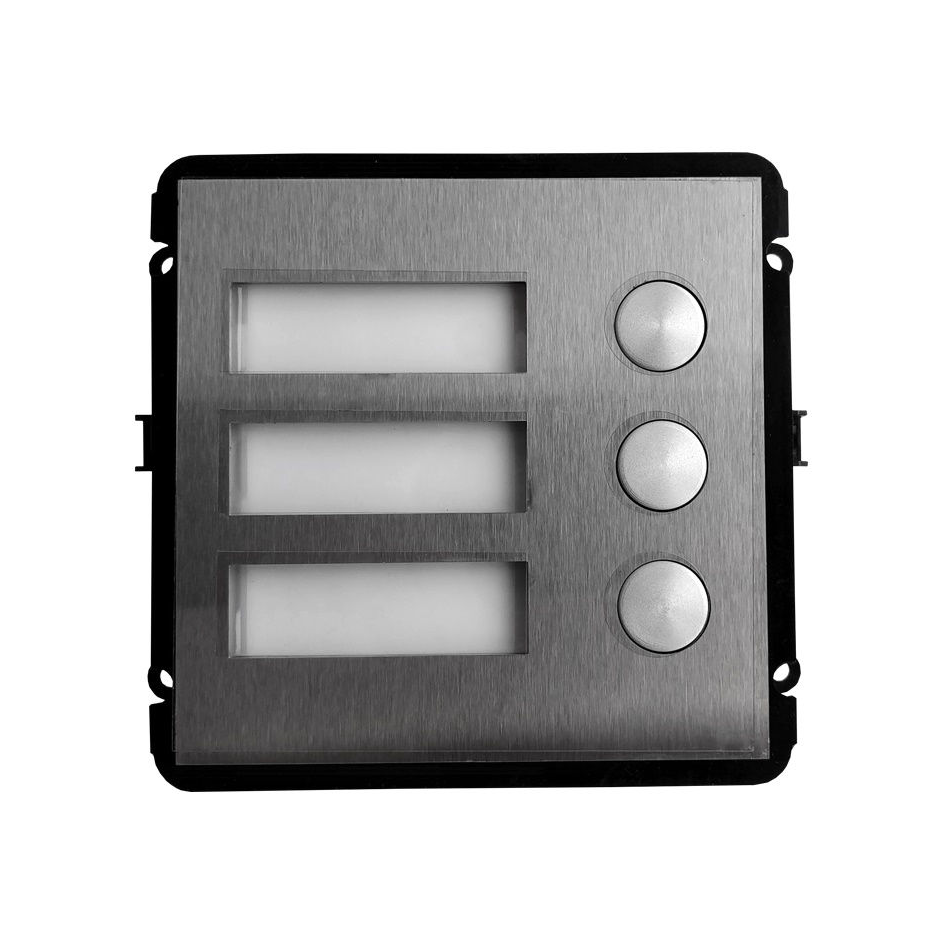 Dahua IP video-fono uksetelefoni modulaarne 3 nupuga moodul