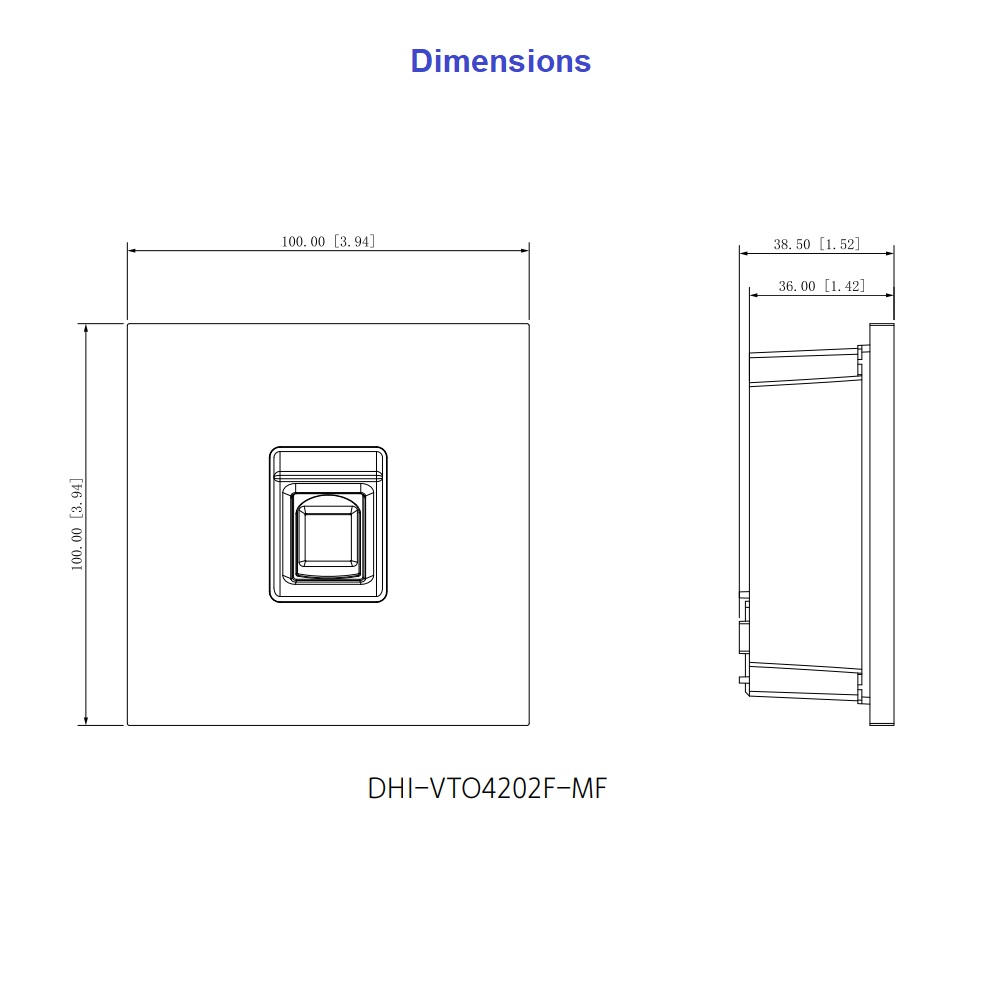 Dahua VTO4202F-MF Fingerprint Module for Modular Outdoor Station VTO4202F – pilt 3