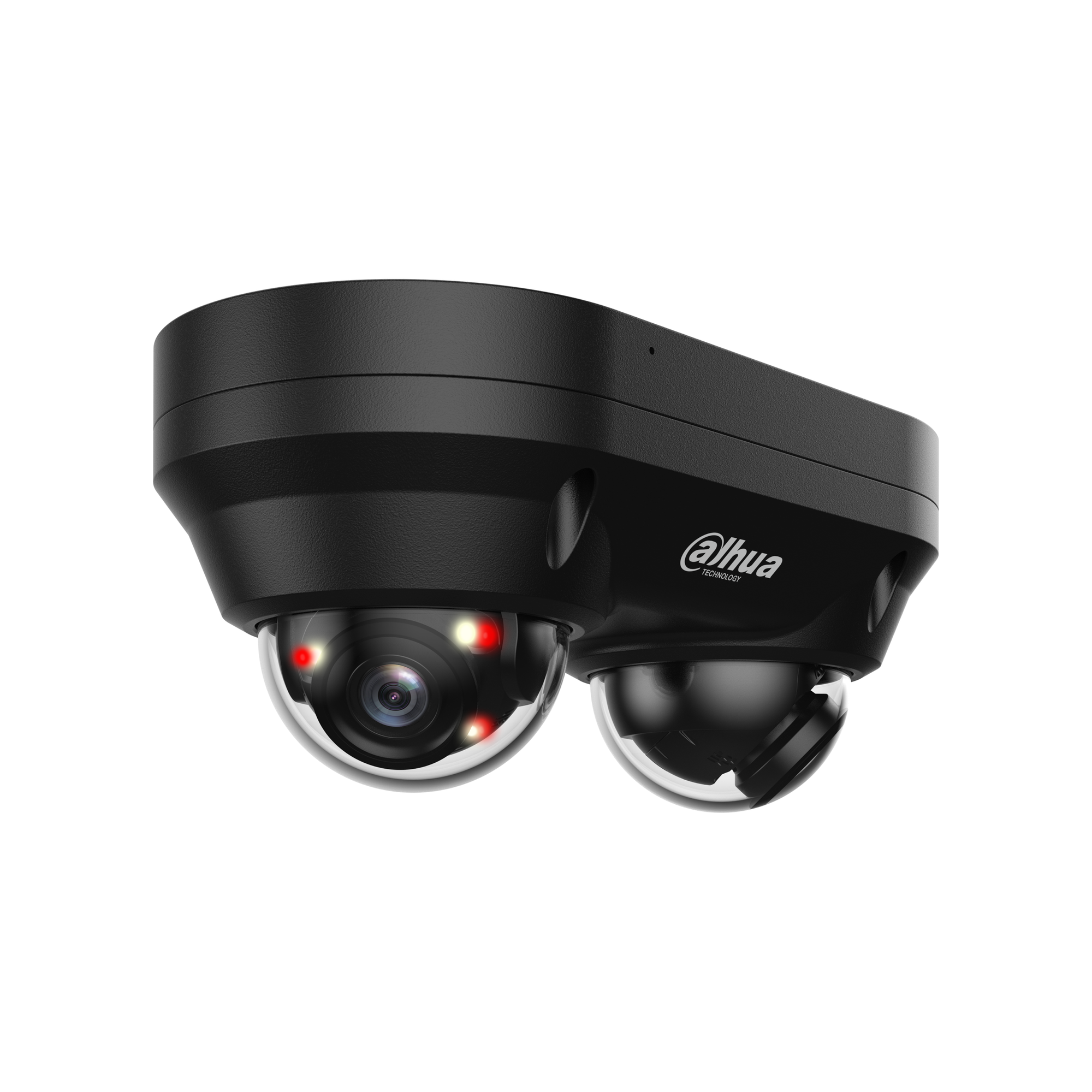 Dahua IPC-HDBW2449F-AS-E2-IL-0280B-Black topelt 4MP IP kuppelkaamera – pilt 3