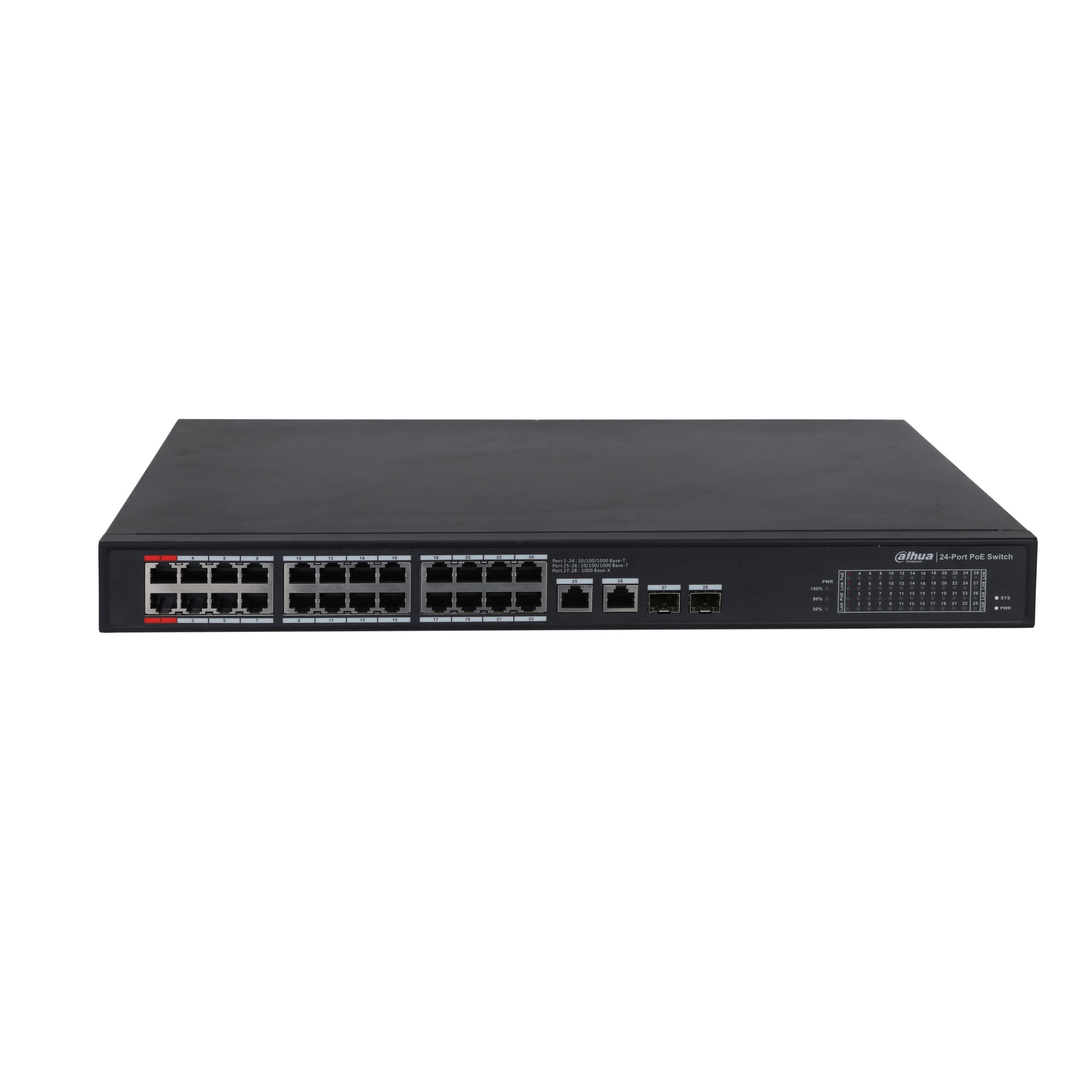 Dahua PFS3226-24GT-360-V2 24-Port Intelligent PoE switch 360W – pilt 2