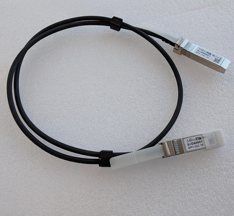 Mikrotik XS+DA0001 SFP/SFP link kaabel 1m – pilt 2