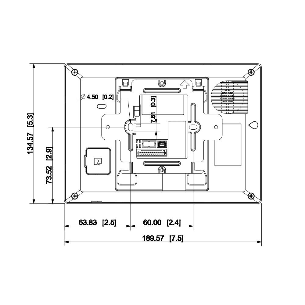 Dahua VTH2521G IP video-fonosüsteemi monitor – pilt 4