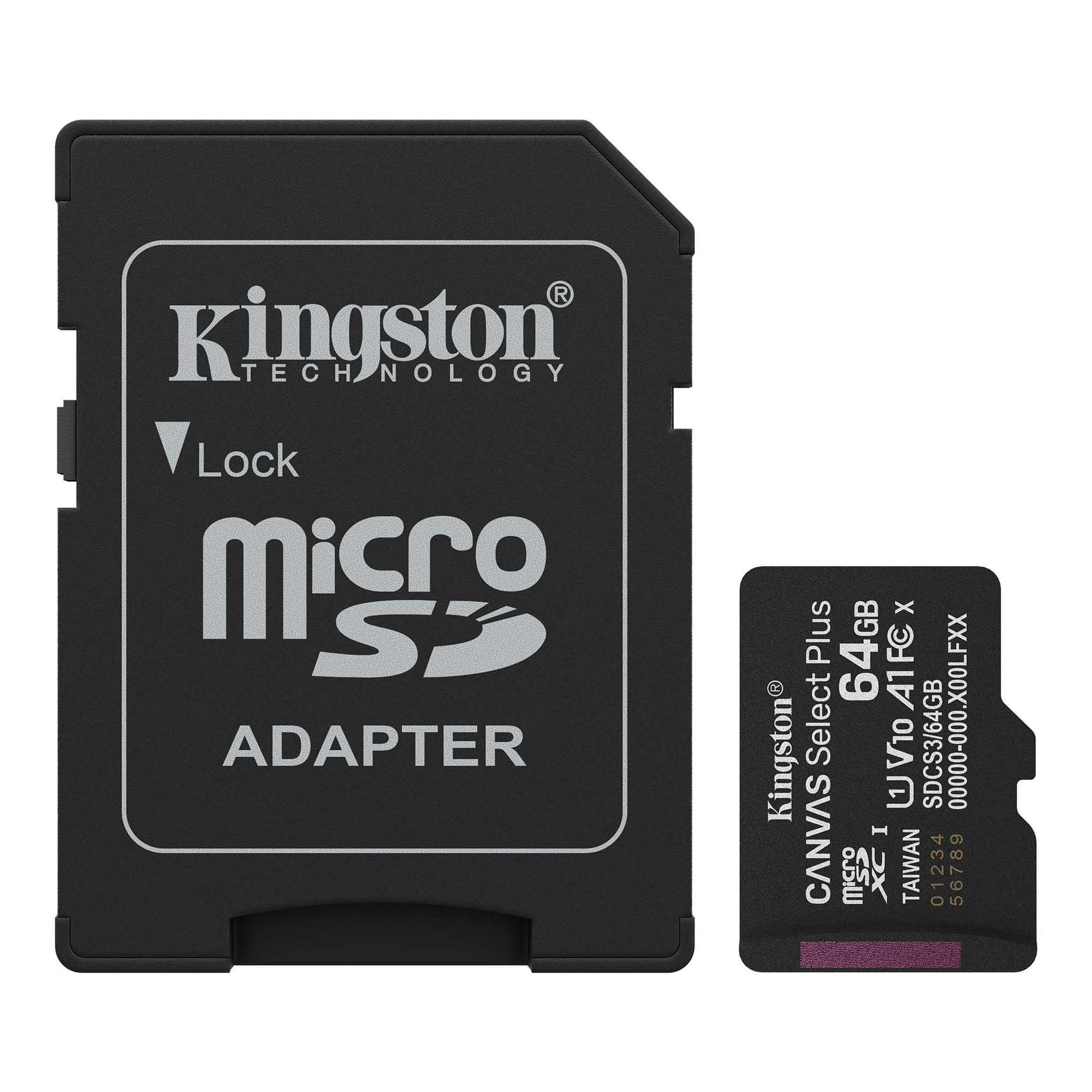 Kingston SDCS3/64GB 64GB microSD mälukaart – pilt 2