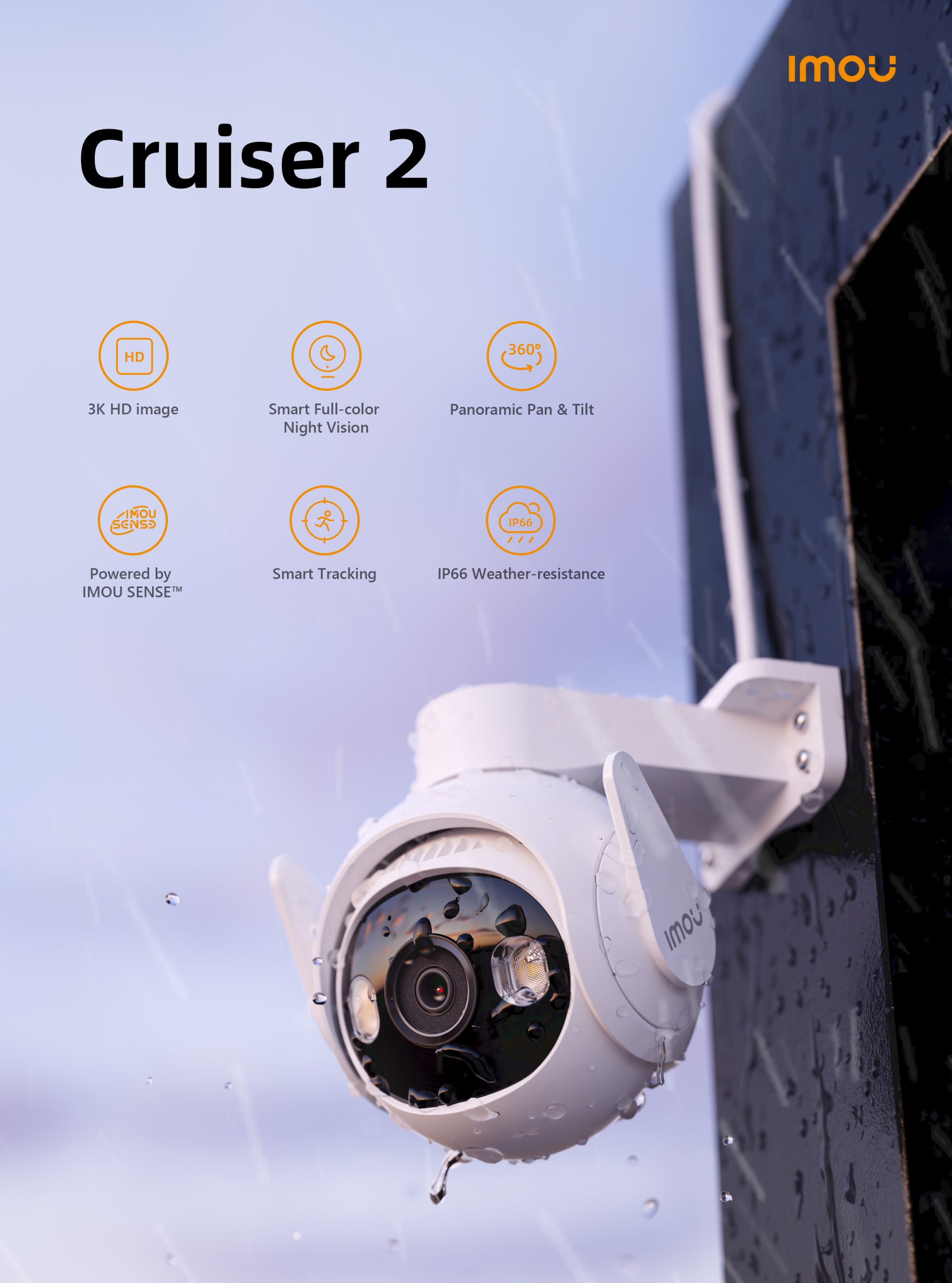 Imou Cruiser 2 5MP IP Wi-Fi PT kaamera – pilt 8