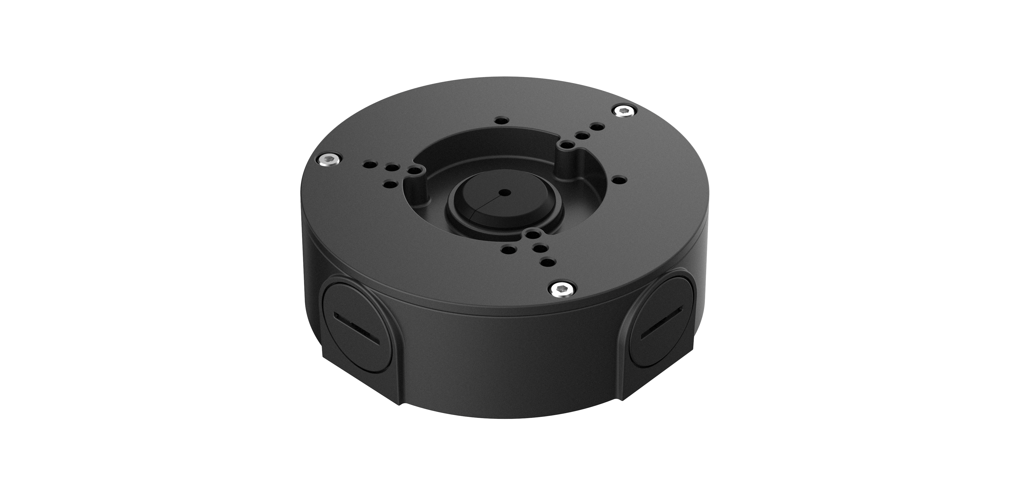 Dahua PFA130-E-BLACK kaamerate ümmargune paigaldusalus / ühendusbox / 3 augurida