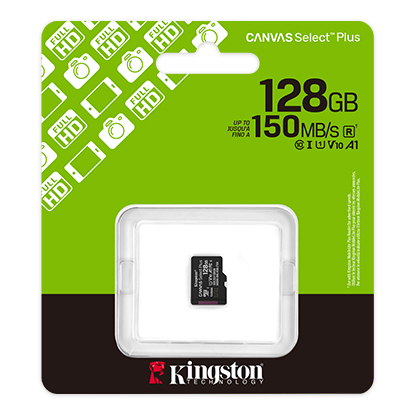 Kingston SDCS3/128GBSP 128GB microSD mälukaart – pilt 3