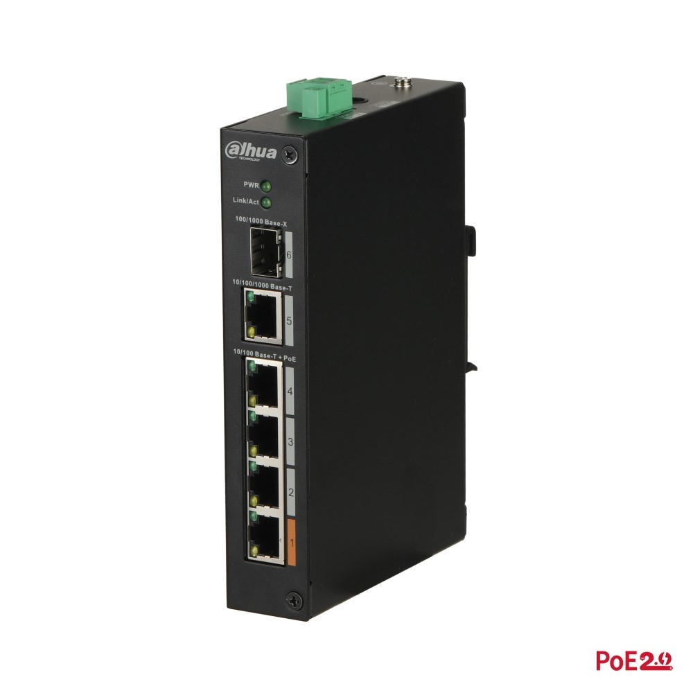 Dahua PFS3106-4ET-60-V2 mittemanageeritav switch