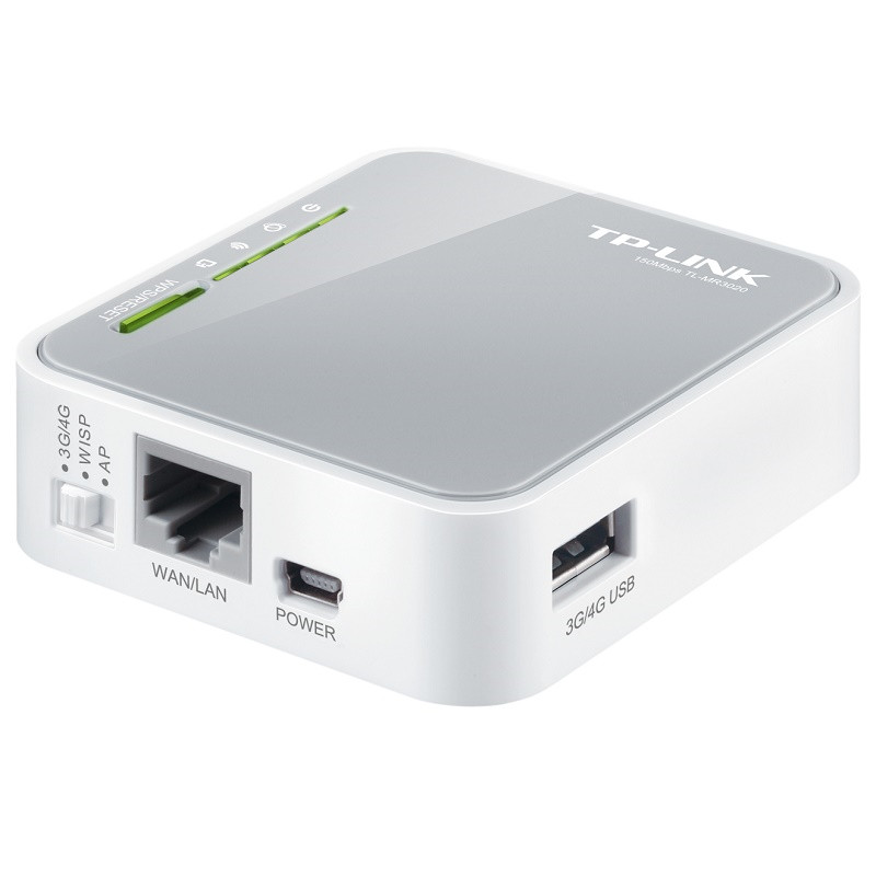 TP-Link TL-MR3020 3G/4G Wireless Portable ruuter 150Mbps