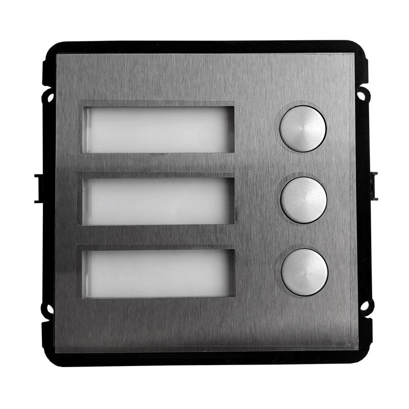 Dahua IP video-fono uksetelefoni modulaarne 3 nupuga moodul