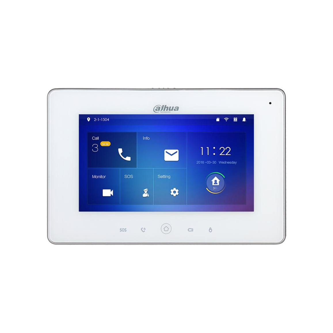 Dahua VTH5221DW-S2 7" Wi-Fi Indoor VDP Color Monitor