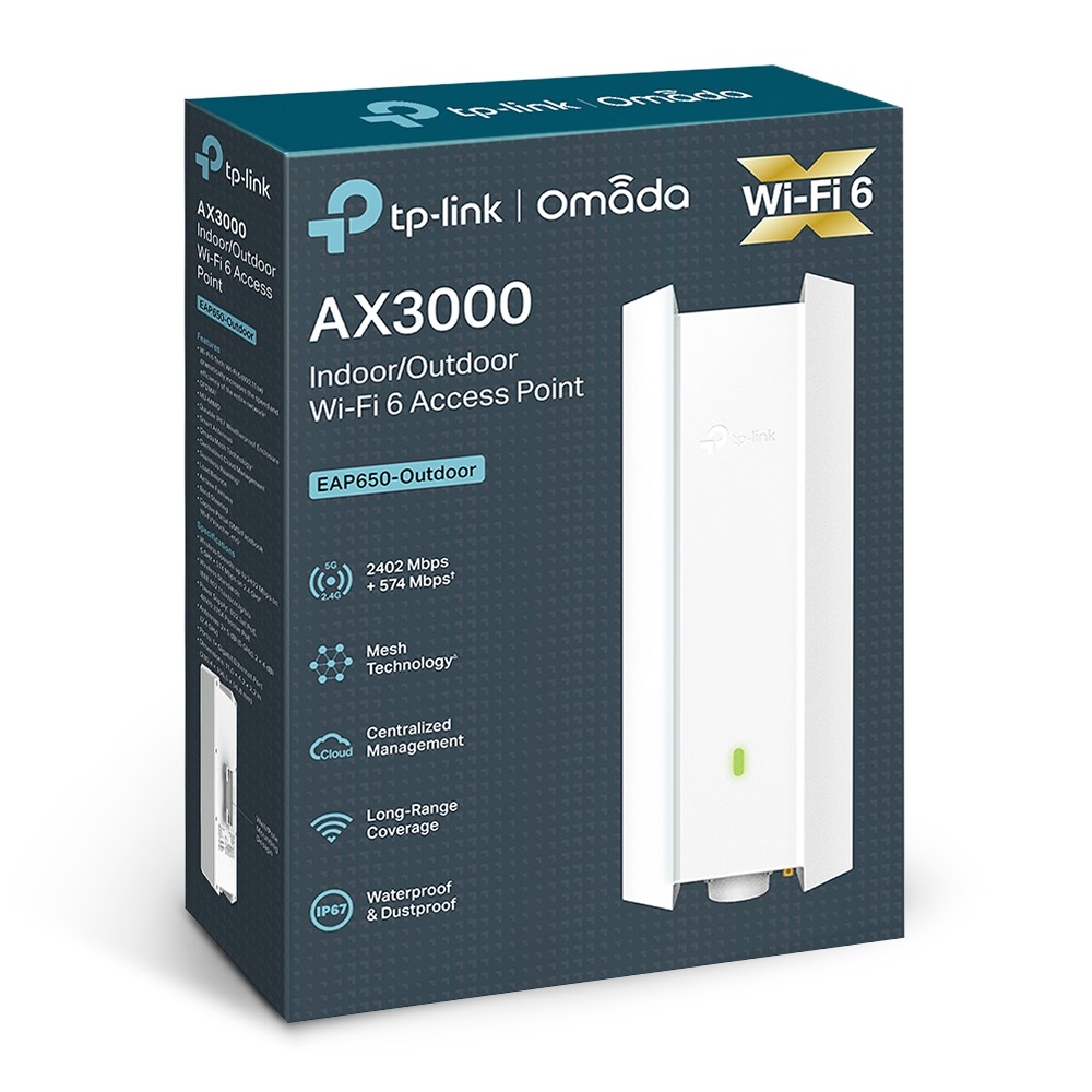 TP-Link EAP650-Outdoor Omada AX3000 Access Point W-Fi 6 – pilt 9
