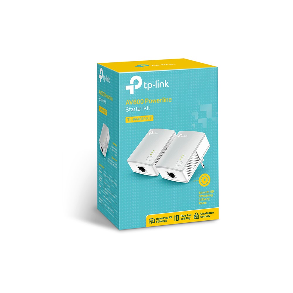 TP-Link TL-PA4010KIT 600Mbps Powerline Adapteri komplekt (2tk) Ethernet üle elektrivõrgu – pilt 4