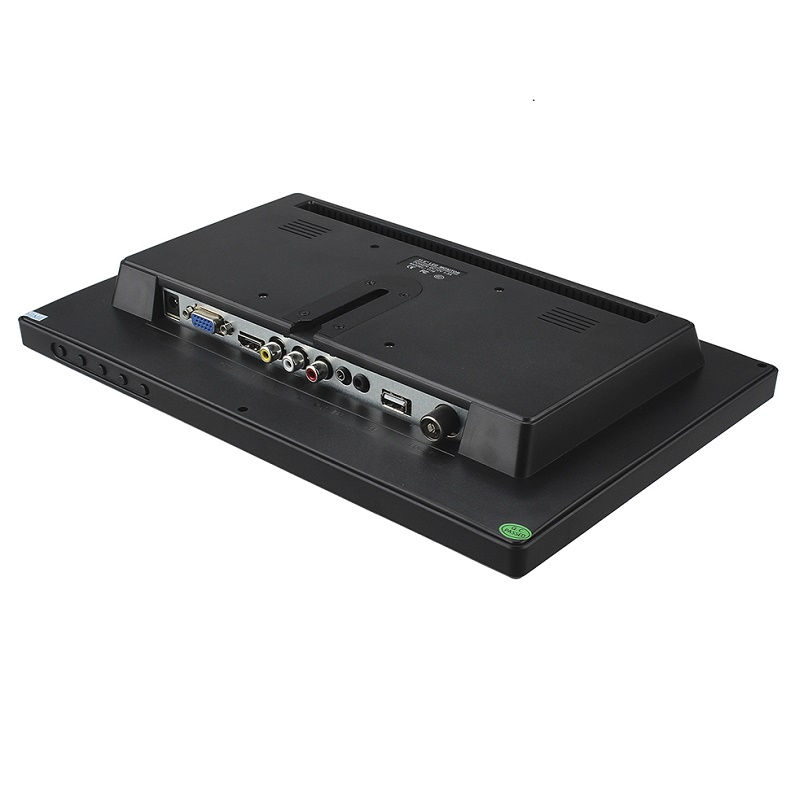 LCD videomonitor 12" • 1366*768 • HDMI • VGA • CVBS(BNC) • IR pult • 6ms • 500:1 •12V 2A – pilt 3