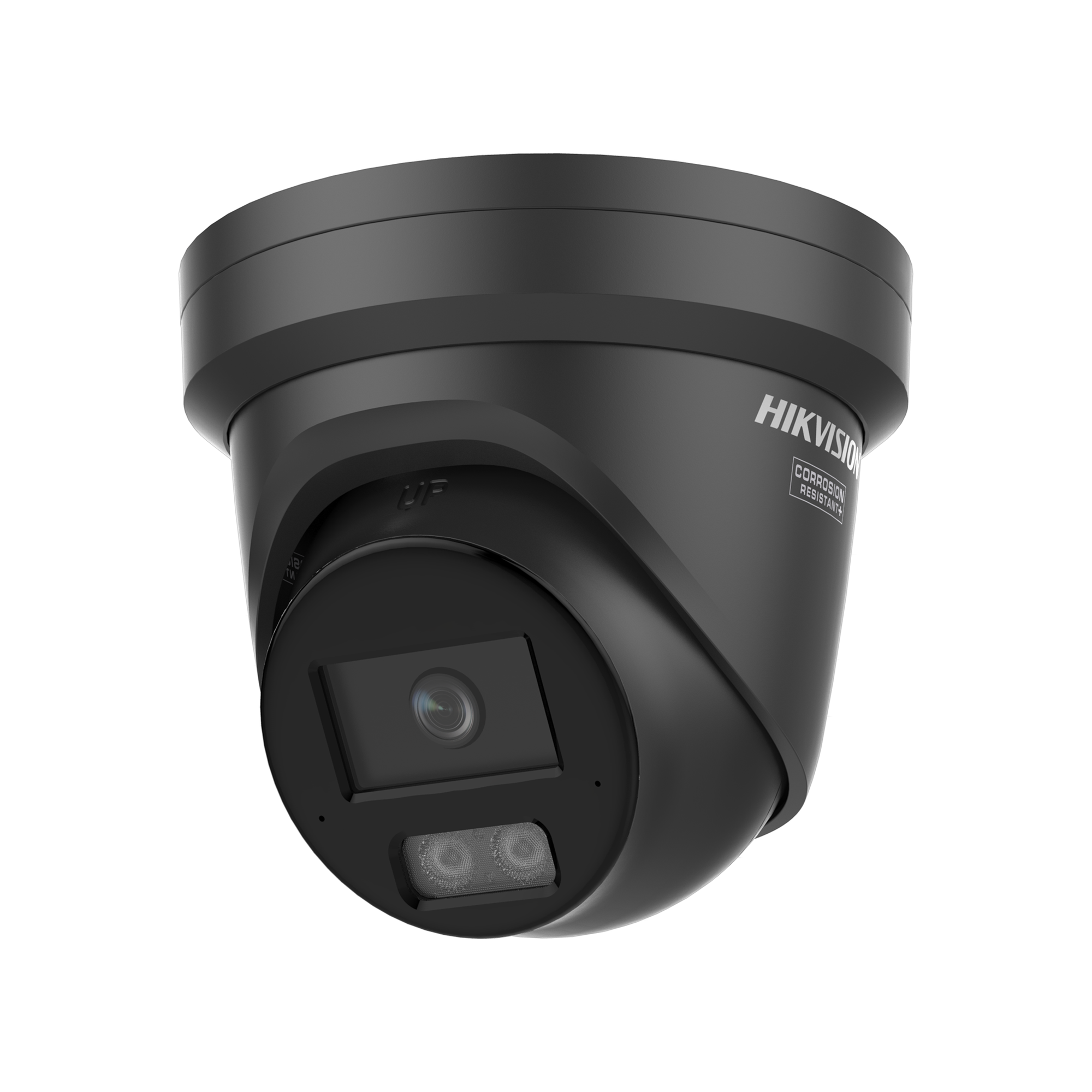 Hikvision DS-2CD2347G3-LI2UY-BLACK 4MP IP turret-kaamera, ColorVu G3, valge valgus 30 m, 2 mikrofoni, 2,8 mm