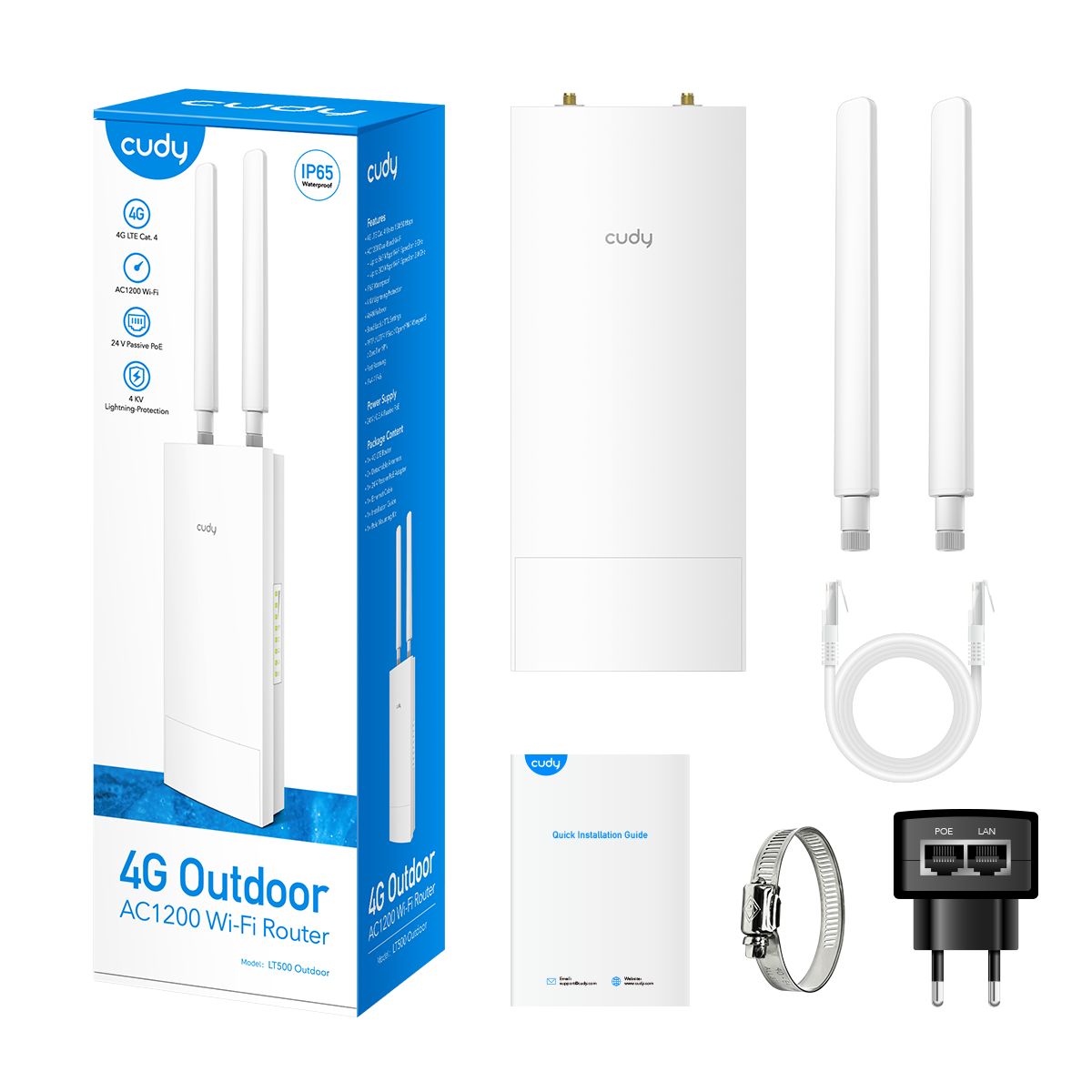 Cudy LT500-Outdoor 4G LTE WiFi ruuter – pilt 5