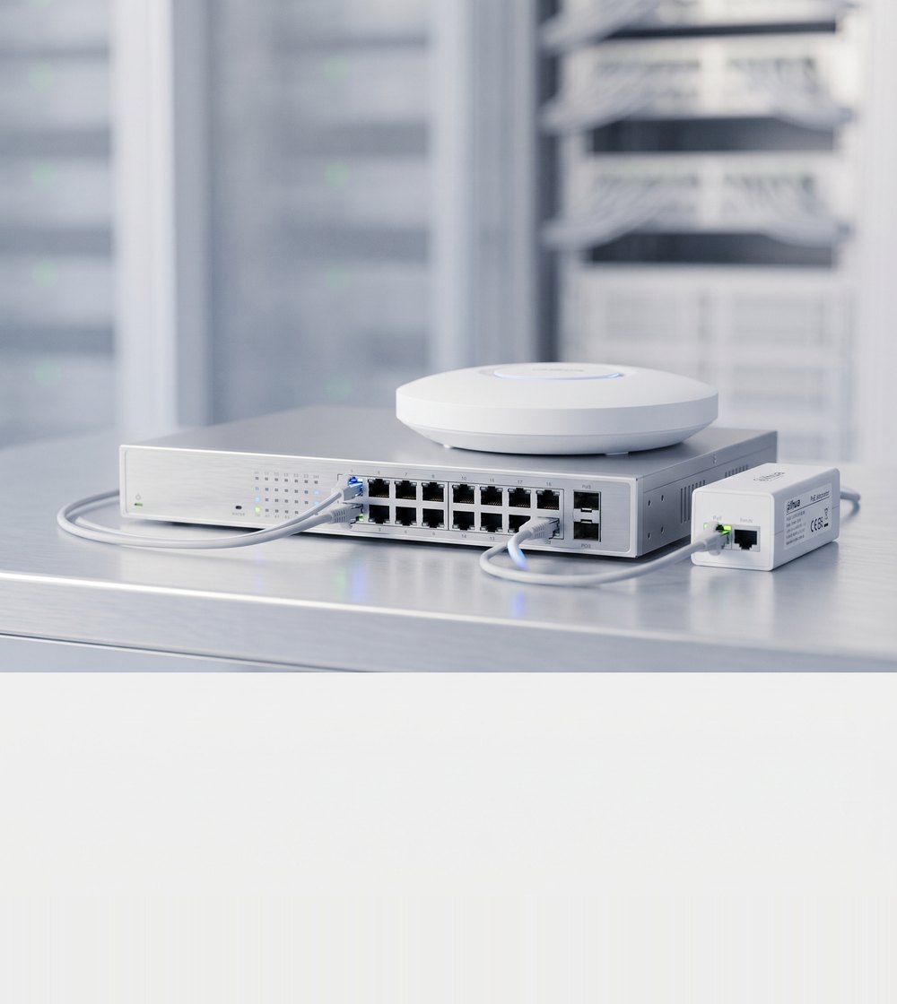 PoE switch, access point and PoE injector