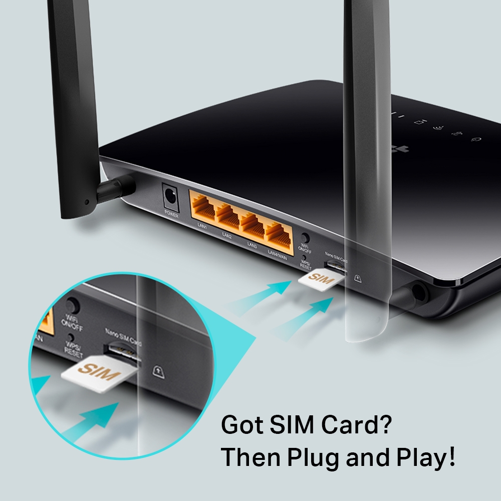 TP-Link Archer MR200 AC750 Wireless Dual Band 4G LTE Router – pilt 4