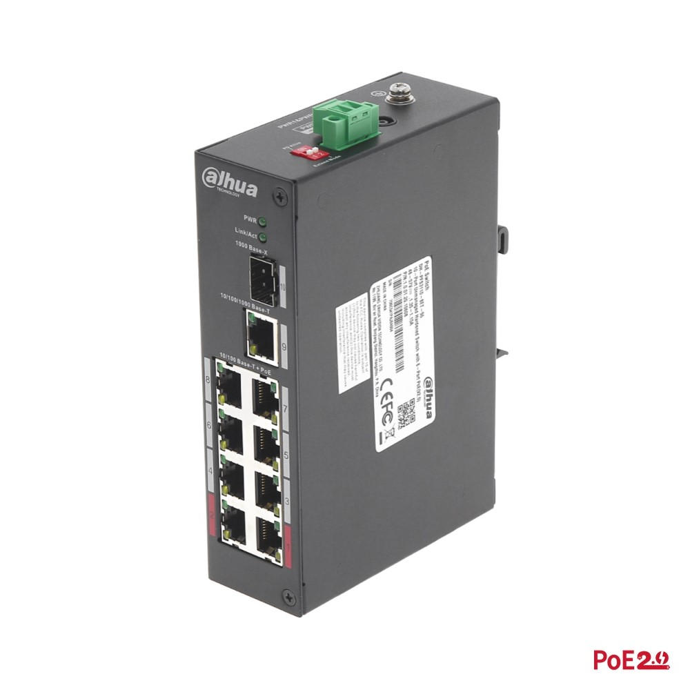 Dahua PFS3110-8ET-96-V2 mittemanageeritav switch