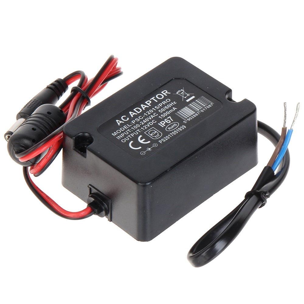 Switch mode power supply 12VDC, 1.5A, IP67