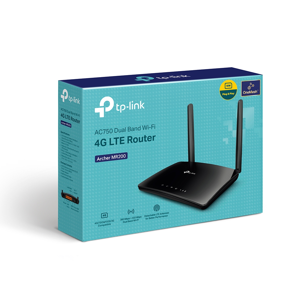 TP-Link Archer MR200 AC750 Wireless Dual Band 4G LTE Router – pilt 8