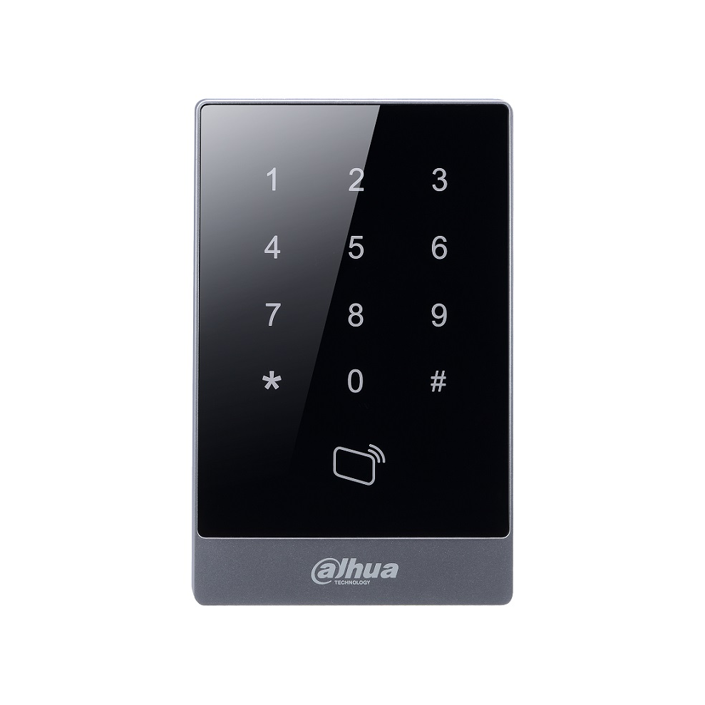 Dahua ASR1101A 13.56MHz(Mifare) PIN Pad-ga kaardilugeja alumiiniumist raamiga