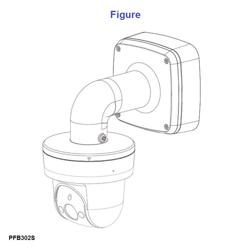 Dahua kaamera seinakinnitus / ühendusbox PFB302S – pilt 3